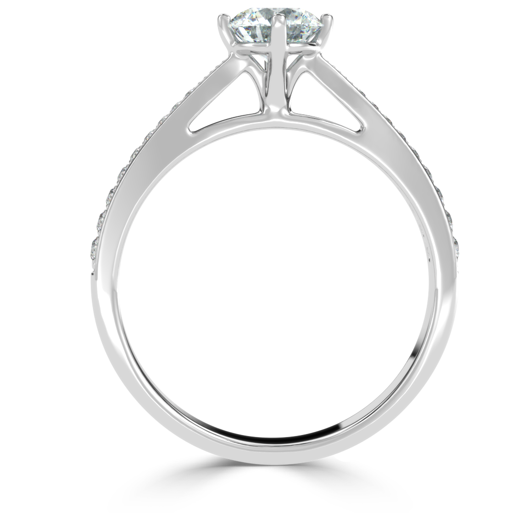 Buy 0.74Ct G VS1 Natural Diamond Ring | SolitaireKart